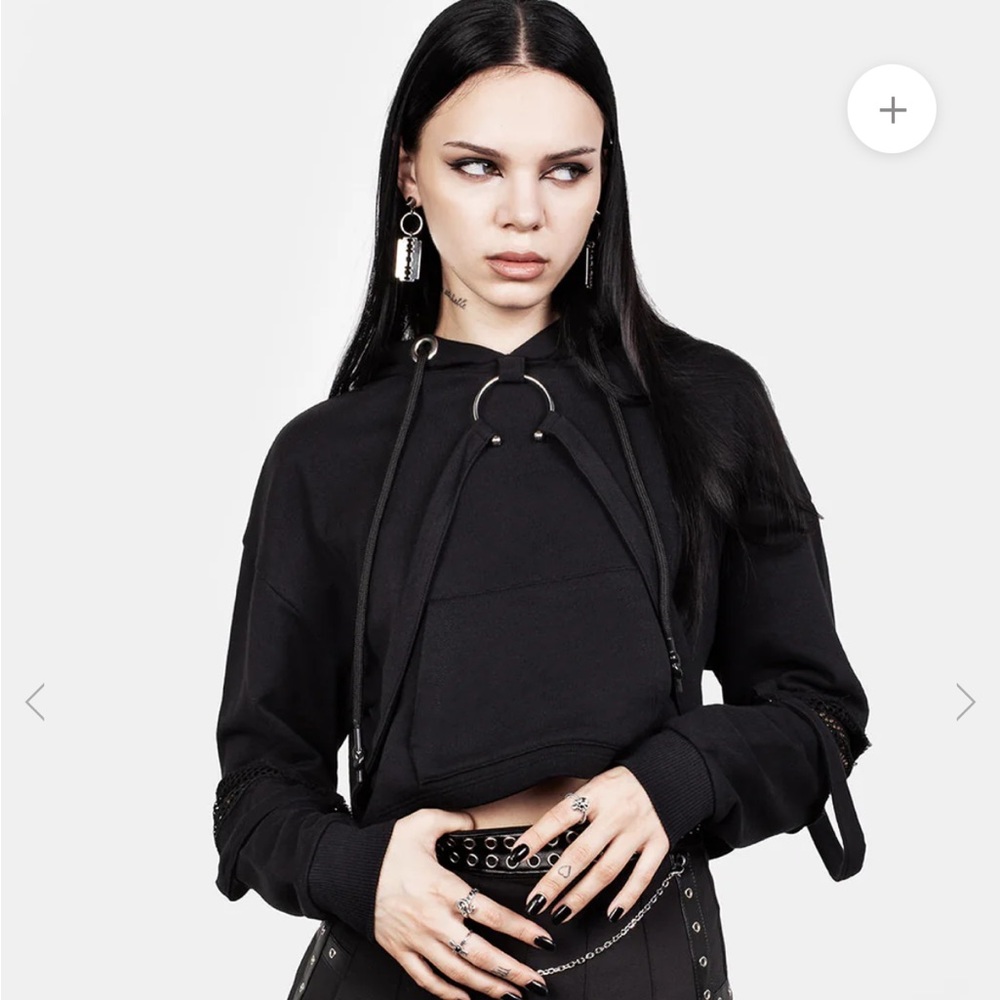 Disturbia Hoodie with mesh details